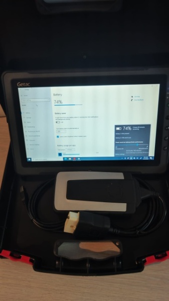 Kit Tester auto 3in1 Multimarca Turisme+Autoutilitare+Camioane, Tableta Getac F110 Touchscreen 11.6 Inch in Limba Romana, Full Activat - Img 3