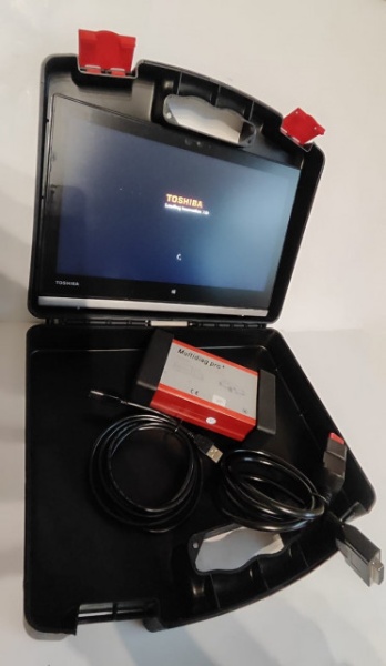 Kit Tester Auto Profesional Multidiag Pro+ Turisme &amp; Camioane in limba Romana cu Laptop/Tableta Toshiba 12.5 Inch, bluetooth 5.0, full activat diagnoza, programari, functii speciale => Program coduri eroare Inclus - Img 4