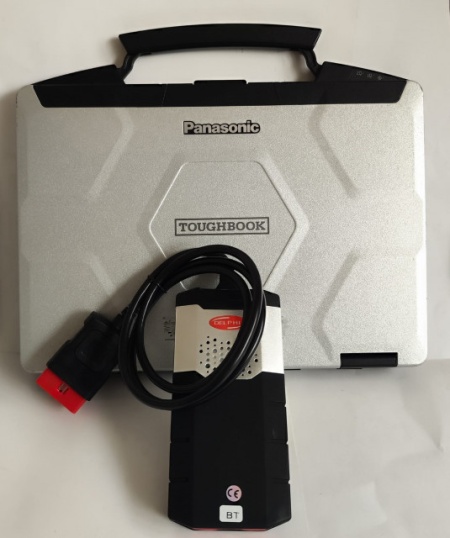 Kit Tester Auto Profesional Multimarca Turisme &amp; Camioane in limba Romana cu Laptop militar Panasonic Cf54, bluetooth 5.0, full activat diagnoza, programari, functii speciale - Img 7