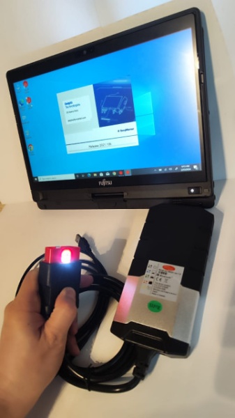 Kit Tester Auto Profesional Multimarca Turisme &amp; Camioane in limba Romana cu Laptop/Tableta Fujitsu T939, bluetooth 5.0, full activat diagnoza, programari, functii speciale - Img 4