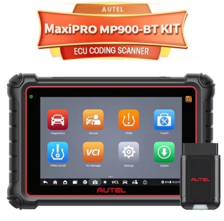 Noua versiune KIT Autel MaxiPRO MP900BT (Bluetooth, Set cabluri adaptoare + GRATIS Autel MV105S/PS100) = Tester Diagnoza auto Profesional Bluetooth Limba ROMANA 4GB RAM, 64GB ROM, Android 11, Procesor Quad core (1.8GHz) - Img 6