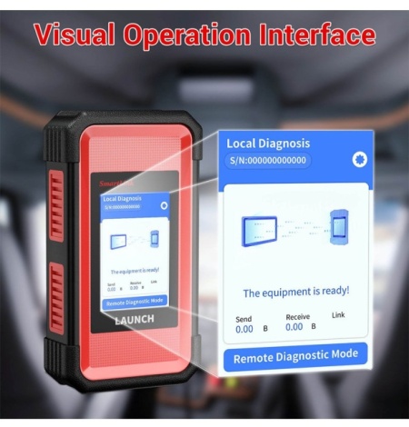 Scanner Launch X431 V+ PRO4 tester auto universal Turisme, Camioane, Autobuze, Utilaje HD 3.0 Wifi/Bluetooth Model NOU Obfcm activ - Img 8