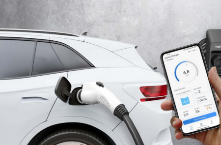 Statie incarcare vehicule electrice PULSE Q - AC EV CHARGER, TOPDON, model la alegere, alimentare monofazica, trifazica 16-32A, versiune Europa, Apk Android/IOS