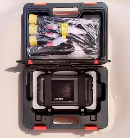Tester Auto Camioane 24V, LAUNCH Creader Profesional 129 HD, Tableta Inclusa, Diagnoza Multimarca, 7 Functii Speciale, Camioane, Autobuze, Utilaje Constructii / Agricultura, Update 2 ani - Img 8