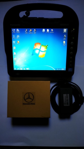 Tester auto Mercedes Mb Star Dci Light Xentry 2020 + Tableta Panasonic CF-H2 Touchscreen - Img 8