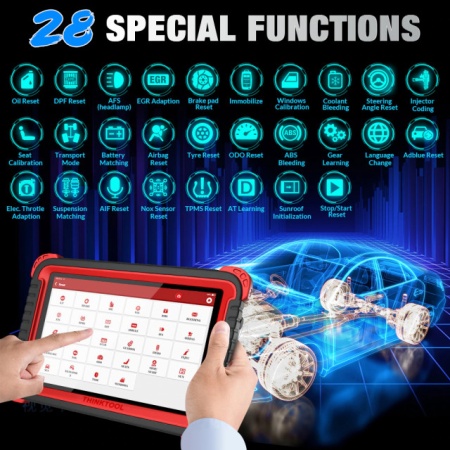 Tester auto profesional Thinkcar Thinktool Pros+ OBD2 tableta 10.1 inch inclusa - Img 7