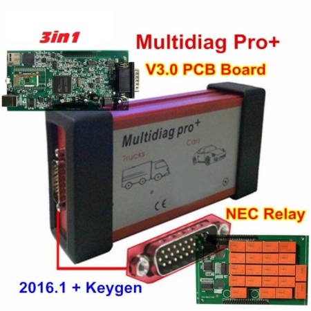 Tester Auto Turisme si Camioane Multidiag PRO+ 3in1 Bluetooth V3.0 NEC 9241 Chip - Img 7