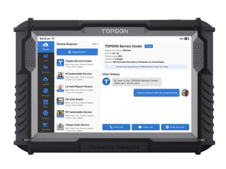 TOPDON Phoenix REMOTE tableta 4/128Gb, 10.1 inch, Tester Auto Profesional Wireless, Built-in J2534, CAN2.0, Diagnoza de la distanta + Codari Online, OBFCM, Doip + CanFD, Update gratuit 2 ani - Img 2