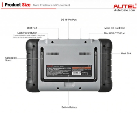 Autel MaxiCOM MK808S PROMOTIE - Tester auto multimarca profesional original Autel pentru turisme si autoutilitare la pret accesibil - Img 6