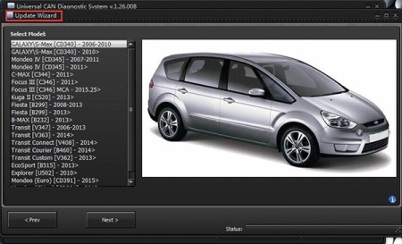 Diagnoza profesionala Ford UCDS PRO+ v1.26.008 + corectie KM - Img 6