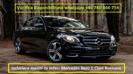 Inchiriere masini cu sofer, Mercedes E-Class, Vito, Masini Premium/Lux - Confort, Lux și Siguranta la dispozitia dvs - Img 6