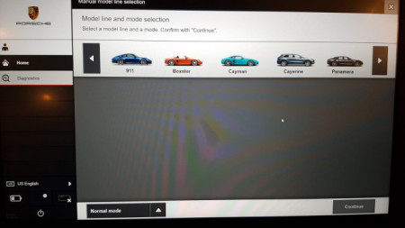 Interfata diagnoza auto tester Porsche Piwis3 V42.XX Tester
