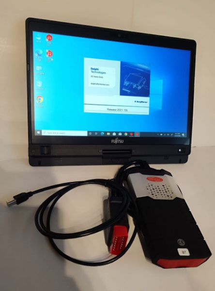 Kit Tester Auto Profesional Multimarca Turisme &amp; Camioane in limba Romana cu Laptop/Tableta Fujitsu T939, bluetooth 5.0, full activat diagnoza, programari, functii speciale - Img 5