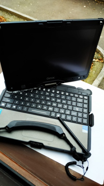 Laptop Tableta Militara Getac V110 SSD, i7, gen4, uz auto, industrial, model refubished, grad A - Img 2