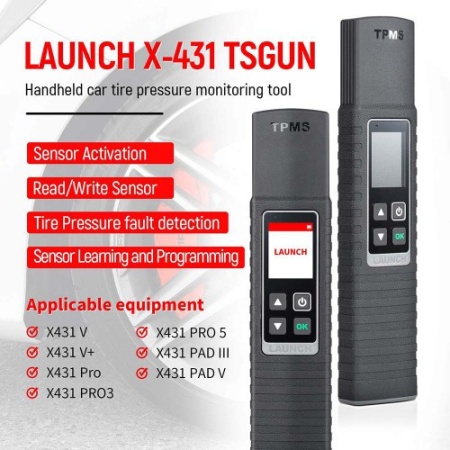 Launch X-431 TSGUN TPMS Tester auto monitorizare presiune pneuri - Img 4