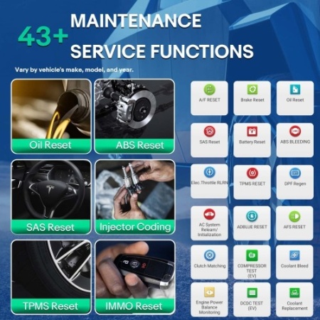 Launch X431 CRP919 EV, Tableta Thoughbook Verde 4/64Gb, Tester auto multimarca dedicat masinilor electrice cu peste 43 de funcții de service, bidirectional, codari si adaptari online, 2 Ani update online Gratuit - Img 2