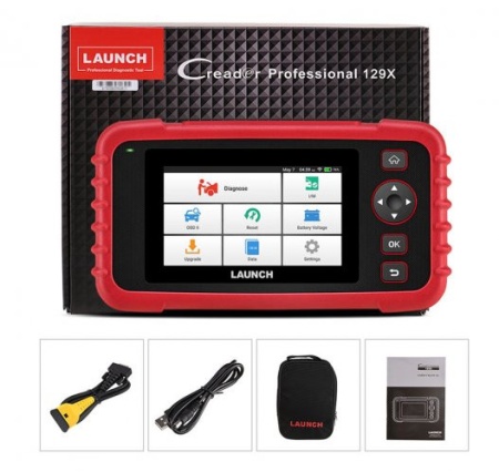 Lichidare Stoc ! Tester diagnoza auto LAUNCH X431 CRP129X, kit diagnoza auto complet incluzand tableta originala antisoc 6100mAh, pret redus 789 Lei - Img 2
