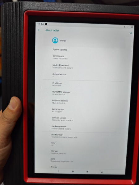 Noua tableta Launch X431 PRO V2.0 ecran 10.1 inch, spatiu conector integrat, thoughbook, antisoc recomandata pentru Service Auto/ITP, interfete easydiag - Img 6