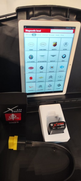OBFCM Activ =>ITP / Service Auto: Kit Diagnoza Auto Multimarca Launch Easydiag V+ Scan X431 Pro3S Tester Auto Turisme+Camioane 12/24V, Raport Diagnostic PDF, HaynesPro, Imo, Adas - Img 5