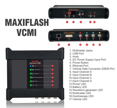 Promotie ! 2 ani Update Online =>Top Autel MaxiSys Ultra MaxiFlash VCMI Wireless, cel mai performant tester auto profesional, Tableta 13 Inch, Octa-core(2.3Ghz+1.7Ghz), 256GB, Osciloscop 4 canale - Img 4