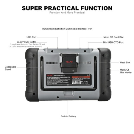Promotie ! Tester auto Profesional Autel MaxiPro MP808TS Model Nou Bluetooth cu functii Ds808+Tpms, Obfcm Activ. - Img 6