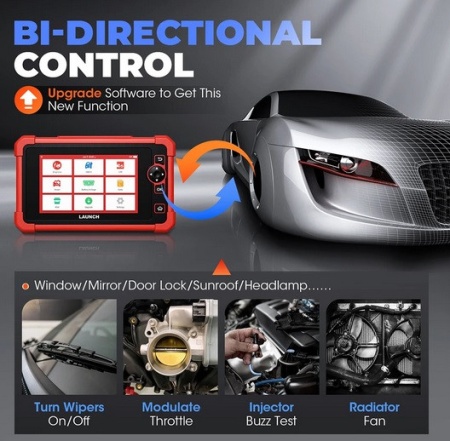 Promotie !Tester Diagnoza Auto LAUNCH X431 CRP919X 3/32GB Bi-Directional, 31+ Functii Service Active, Toate sistemele auto accesate: IMMO, CAN FD/DoIP, Codare ECU - Img 3