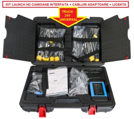 Scanner Launch X431 V+ PRO4 tester auto universal Turisme, Camioane, Autobuze, Utilaje HD 3.0 Wifi/Bluetooth Model NOU Obfcm activ - Img 5