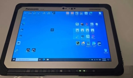 Tableta militara Panasonic Toughbook CF20 / CF-20, 10.1” Multi Touch, Slot internet 4G, CPU i5 Generatia 7, 8GB, 256GB SSD, Camera Dubla, Rezistenta la cazaturi, apa, praf (IP65), WiFi, BT, USB 3.0 Port, LAN port, HDMI, Dual-Boot: Windows/Android - Img 8