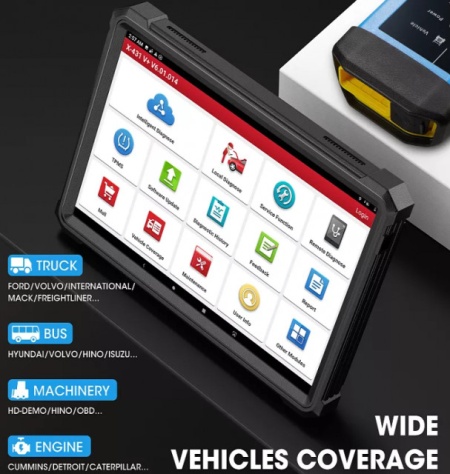 Tester Auto Original Camioane Launch X431 V HDIII HD PRO 24 volti, Multimarca Utilaje, Industriale - Img 3