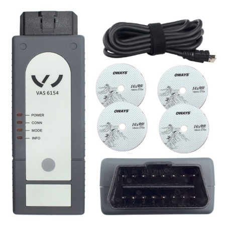 Full CHIP Tester reprezentata VW/AUDI/SEAT/SKODA VAS 6154 PLUS bluetooth profesional OKI Chip WiFi HQ - functioneaza cu ODIS 4.13, Windows 7 8 10 - Img 3