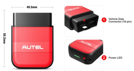 Interfata diagnoza auto Easydiag Autel MaxiAP AP200M Bluetooth OBD2, 1xSoft Gratuit! - Img 6