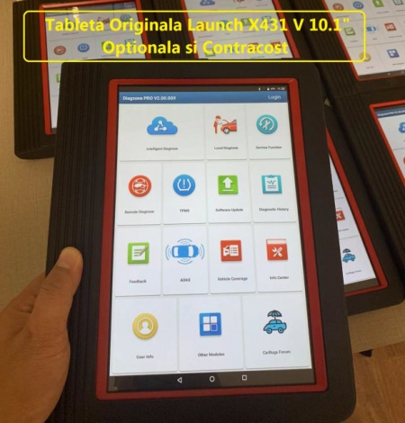 Interfata Launch Easydiag X431 Pro4S + Soft 2027/Update Promo 2 Ani + Prelungitor obd2, Interfata auto Android Bluetooth multimarca 9-18V, HaynesPRO - Img 7