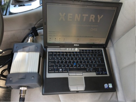 Interfata profesionala diagnoza Mercedes Benz STAR C3 v.2015 + Laptop Dell 630 - Kit Service Auto gama Mercedes, uz profesional, - Img 2