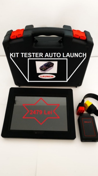 Kit Tester Auto Launch Original Dbscar5 + Tableta Launch originala V 10.1' ultima versiune update la zi - Img 2