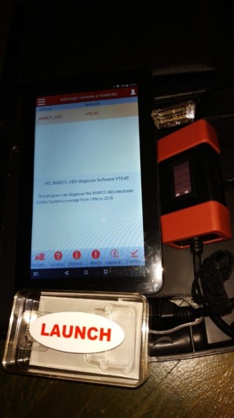 Kit Tester Diagnoza Auto Camioane / Tiruri Launch HD Light X431 12/24 Volti Multimarca - Img 6