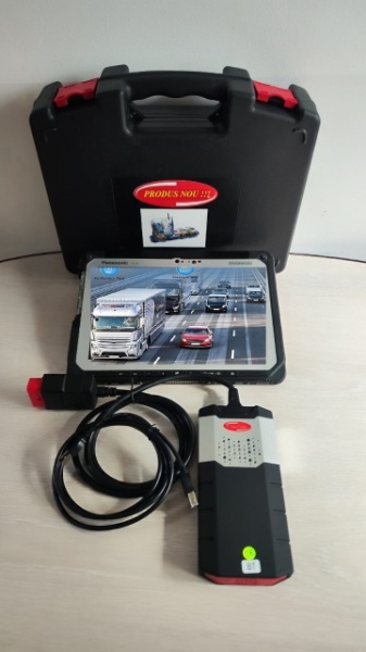 Kit Tester Diagnoza Auto Multimarca Bluetooth gama 12/24V cu Tableta Antisoc 10.1 Inch Panasonic CF20 I5 4G 8/256Gb: Turisme, Autoutilitare, Camioane, Pachet Promotional Service Auto, Entry Level Universal - Img 6