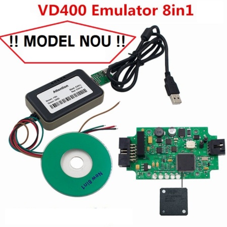 NOU Emulator 8in1 Pro camioane vehicule grele ADblue 8 in 1 VD400 cu senzor NOx - Img 2