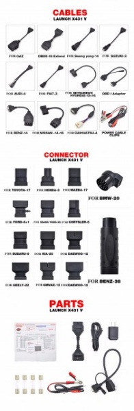 Original 100% Launch X431 V 4.0 8 inch KIT Diagnoza Service Auto, Tester Auto Multimarca Profesional Meniu Romana, full OBFCM - Img 2