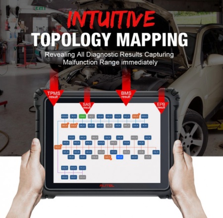 Promotie ! 2 ani Update Online =>Top Autel MaxiSys Ultra MaxiFlash VCMI Wireless, cel mai performant tester auto profesional, Tableta 13 Inch, Octa-core(2.3Ghz+1.7Ghz), 256GB, Osciloscop 4 canale - Img 5