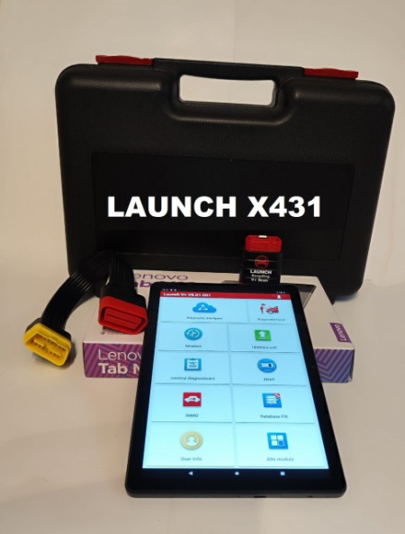 PROMOTIE KIt Interfata Auto LAUNCH VPlus cu Tableta Android 10.1 Inch in Limba Romana, Full activa Diagnoza, Programari, Functii Speciale, OBFCM, CANFD, IMMO, HaynesPro, 12 luni Update Online - Img 8