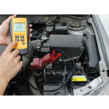 Tester auto baterii, alternator, electromotor AE300 Universal 12V - Img 7