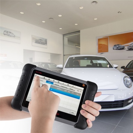Tester auto Profesional Autel MaxiCOM MK808TS MK808S-TS Bluetooth Bluetooth, Are Activ Tpms Presiune Roti, Aparat original cu Update Online si 21 functii reset, acum si in Limba Romana - Img 2