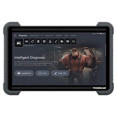 THINKTOOL EURO EXPERT 394, tableta antisoc 12 inch, 8GB RAM, 256GB of ROM, CAN 2.0, CAN FD, DoIP, precum și J2534 (Pass Thru) + RP1210. tester auto profesional autoturisme (până la 3,5 T), vehicule grele de marfă și vehicule electrice - Img 4