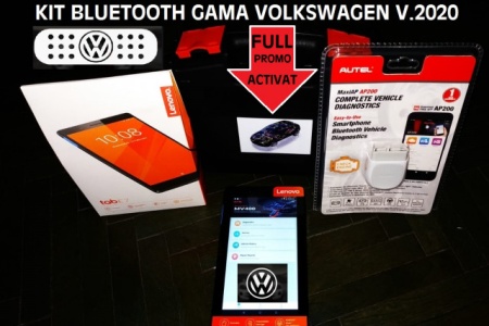 Vw Bluetooth Interfata diagnoza auto prin OBD2 MaxiAP AP200 full software Volkswagen - Img 2