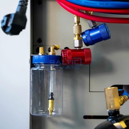 Aparat clima, statie automata de incarcare freon | BD-6S | Stații service pentru sisteme de aer condiționat, accepta agent frigorific / freon R134a sau R1234yf - Img 3