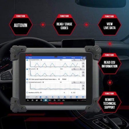 Autel Maxisys MS908CV 24V Tester Auto Multimarca pentru Camioane Original 100% - Img 7