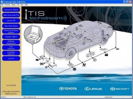 Interfata diagnoza Toyota MINI VCI TIS Techstream J2534 OBD2