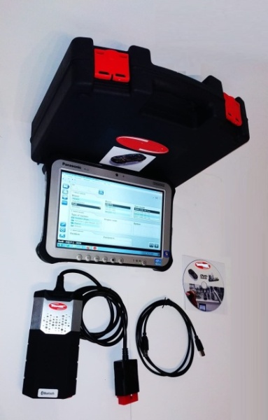 Kit Diagnoza Auto Multimarca OBD2 + TABLETA Panasonic Touchscreen SSD Tester Profesional Multimarca Turisme &amp; Autoutilitare &amp; Camioane in Romana - Img 5
