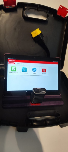 Kit Interfata auto Launch X431 Easydiag Dbscar6/DS402 + Tableta Android 10.1 inch pentru Turisme + Autoutilitare 12V, Limba Romana, OBFCM activ, CANFD, Adas, Immo, Launch Database HaynesPro - Img 3