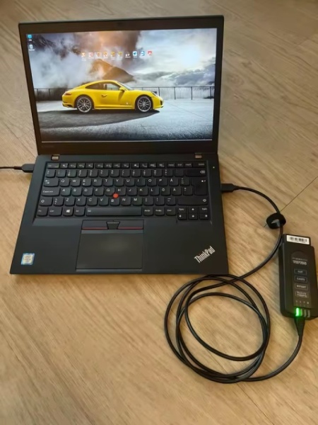 Kit Interfata diagnoza auto tester Porsche Piwis4 V42.9XX, Tester Profesional Generatia noua T6PT3G CANFD DolP OEM TabScan, Tableta/Laptop Inclus - Img 7